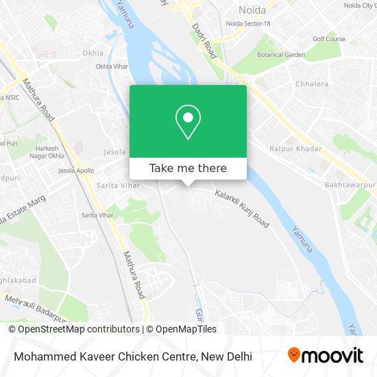 Mohammed Kaveer Chicken Centre map