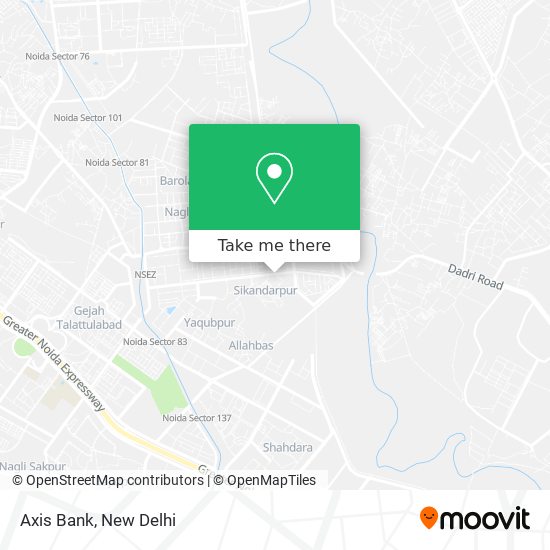 Axis Bank map