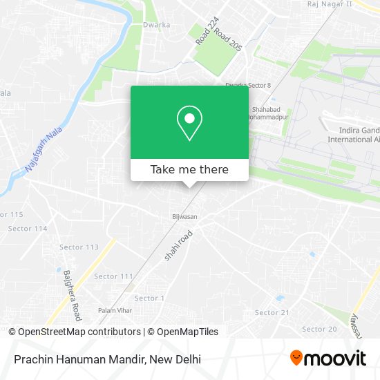 Prachin Hanuman Mandir map