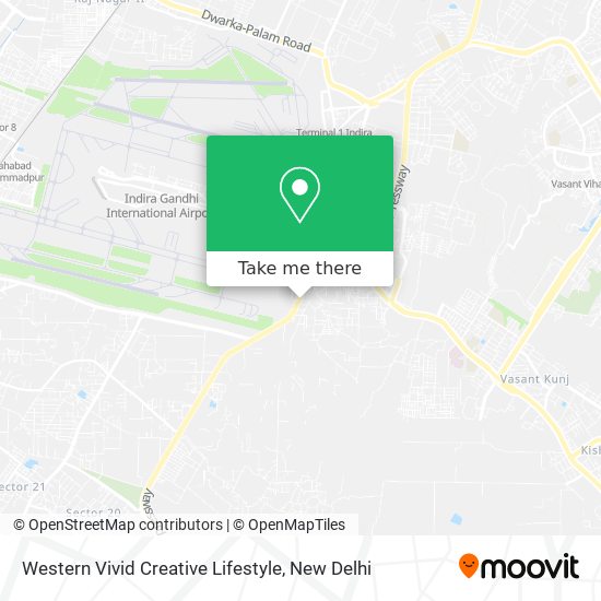 Western Vivid Creative Lifestyle map