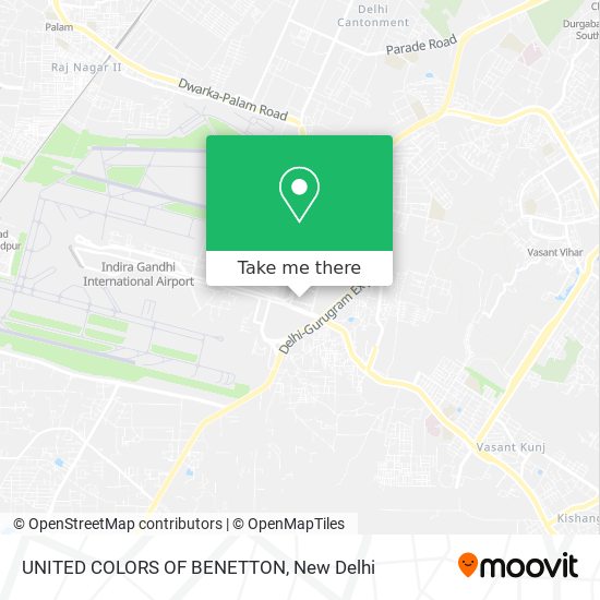UNITED COLORS OF BENETTON map