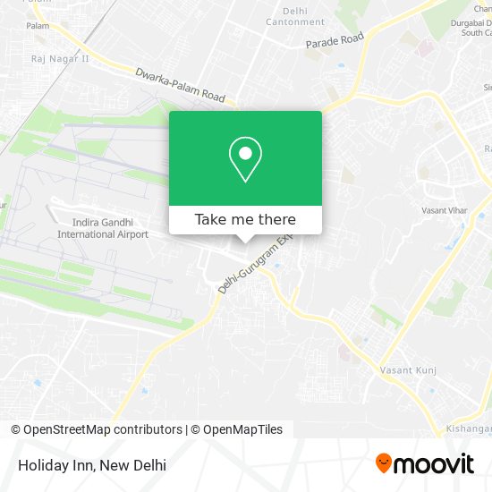 Holiday Inn map