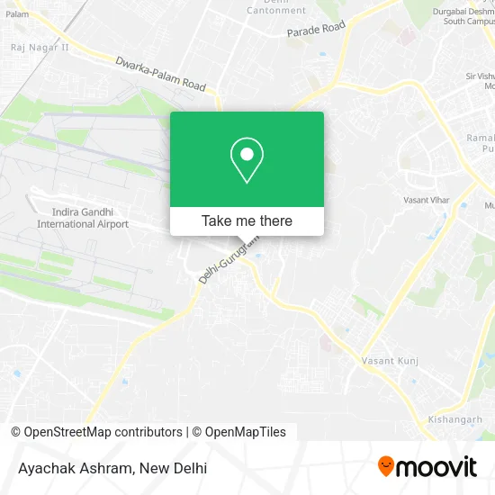 Ayachak Ashram map
