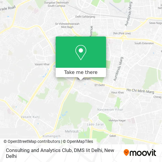 Consulting and Analytics Club, DMS Iit Delhi map