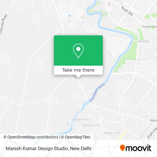 Manish Kumar Design Studio map