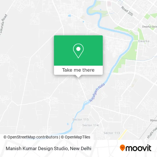 Manish Kumar Design Studio map