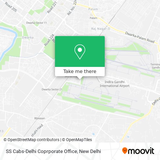 SS Cabs-Delhi Coprporate Office map