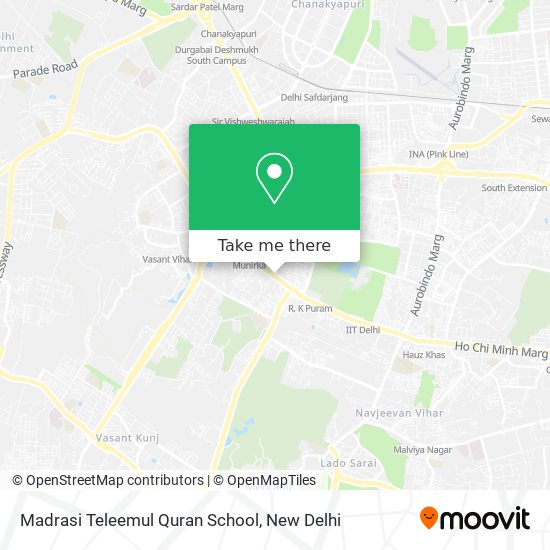 Madrasi Teleemul Quran School map