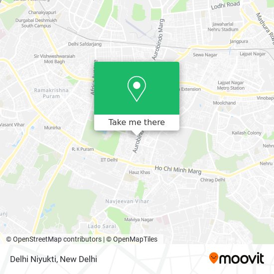 Delhi Niyukti map
