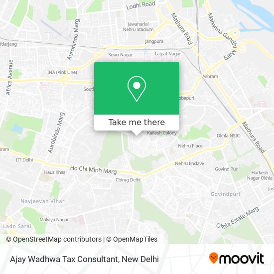 Ajay Wadhwa Tax Consultant map