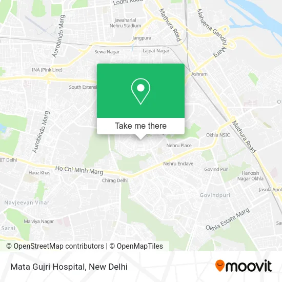 Mata Gujri Hospital map