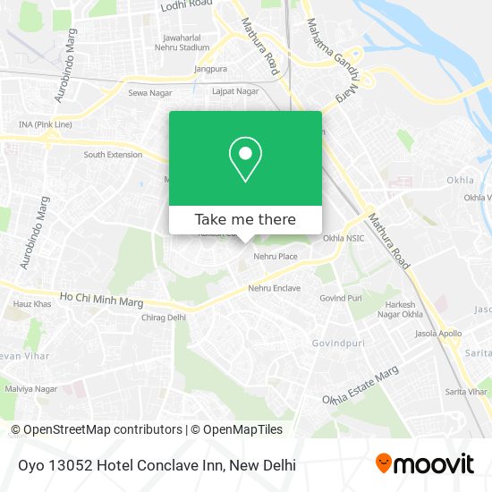 Oyo 13052 Hotel Conclave Inn map