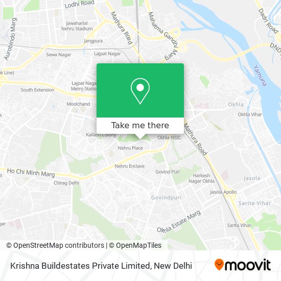 Krishna Buildestates Private Limited map