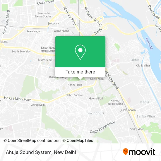 Ahuja Sound System map