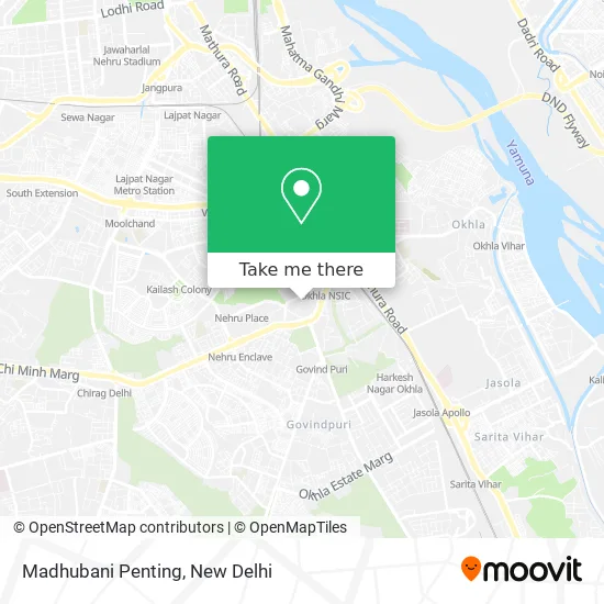 Madhubani Penting map