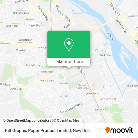 Bilt Graphic Paper Product Limited map