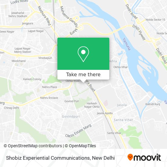 Shobiz Experiential Communications map