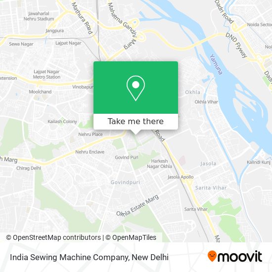 India Sewing Machine Company map