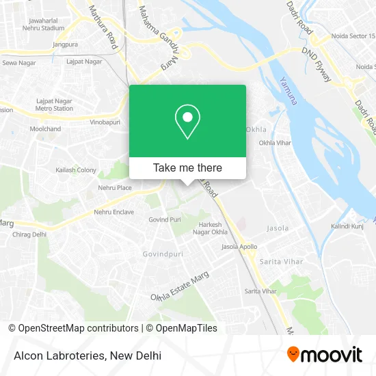 Alcon Labroteries map