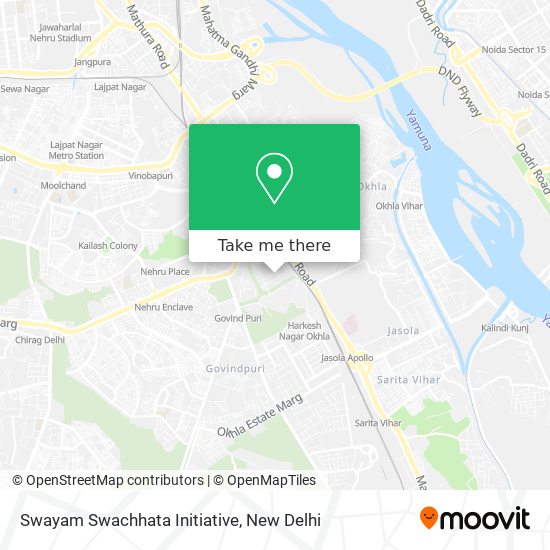 Swayam Swachhata Initiative map