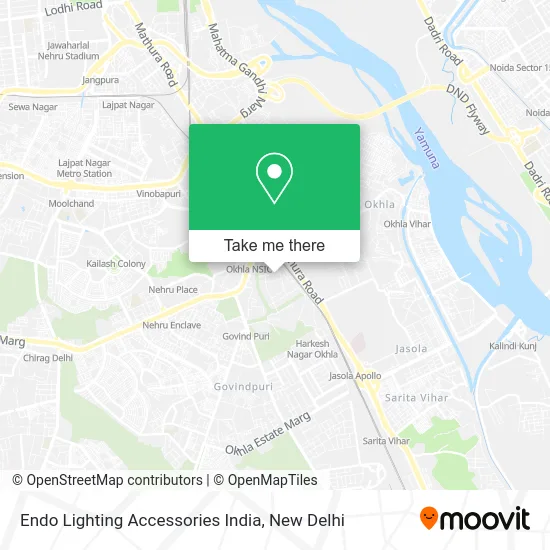 Endo Lighting Accessories India map