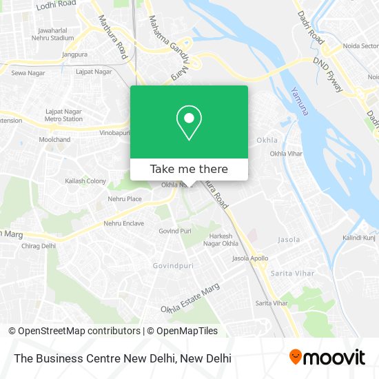 The Business Centre New Delhi map