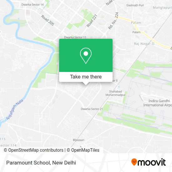Paramount School map