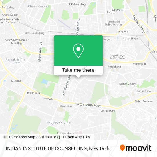 INDIAN INSTITUTE OF COUNSELLING map