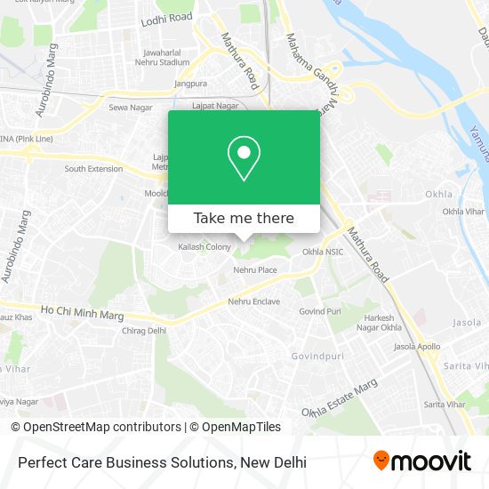 Perfect Care Business Solutions map