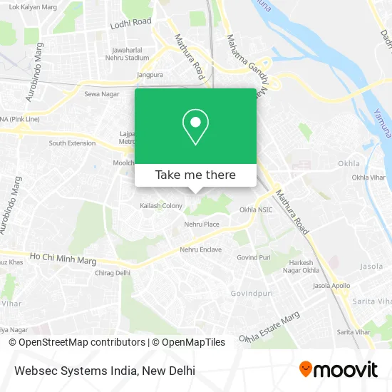 Websec Systems India map