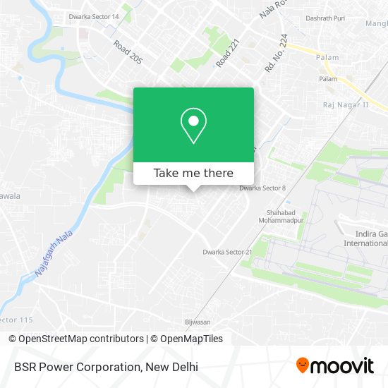 BSR Power Corporation map