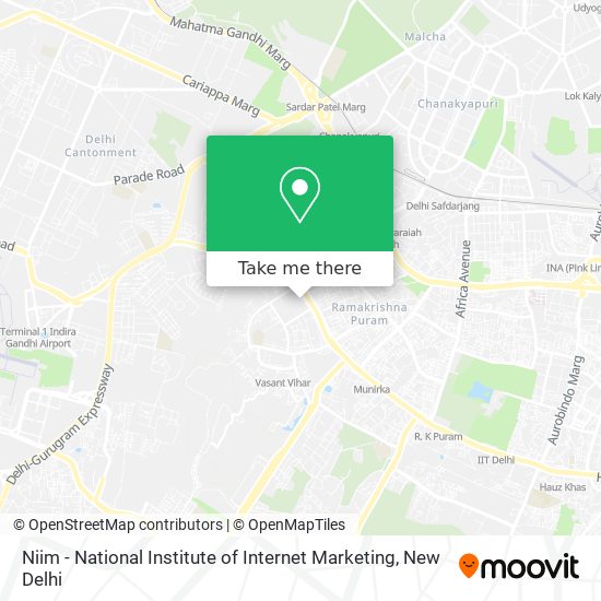 Niim - National Institute of Internet Marketing map