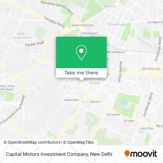 Capital Motors Investment Company map