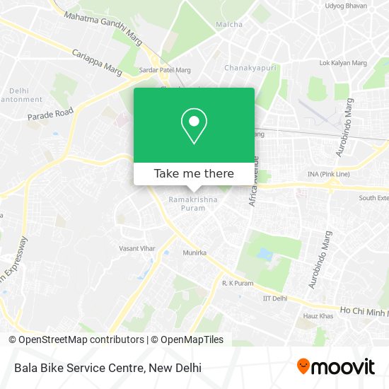 Bala Bike Service Centre map