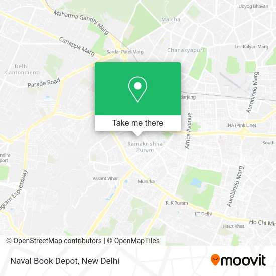 Naval Book Depot map