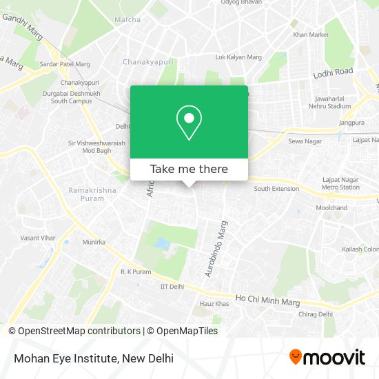 Mohan Eye Institute map