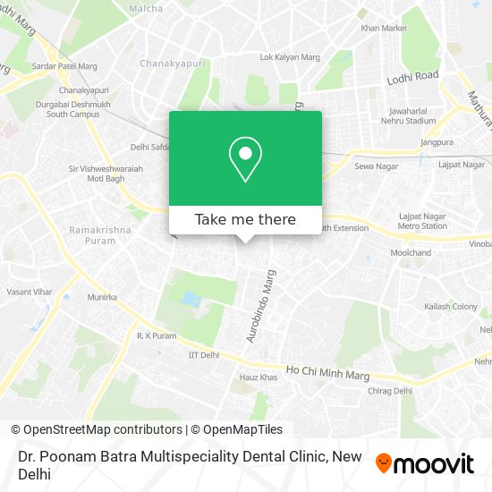Dr. Poonam Batra Multispeciality Dental Clinic map