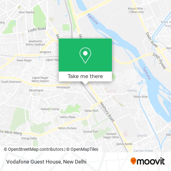 Vodafone Guest House map