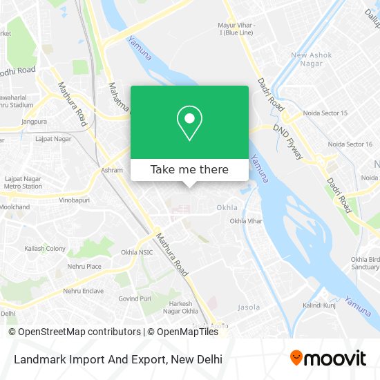 Landmark Import And Export map