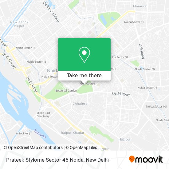 Prateek Stylome Sector 45 Noida map