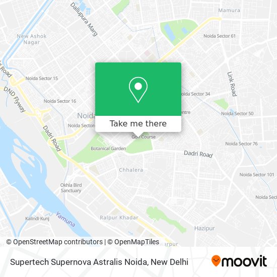 Supertech Supernova Astralis Noida map