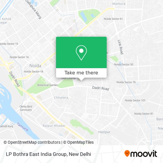 LP Bothra East India Group map