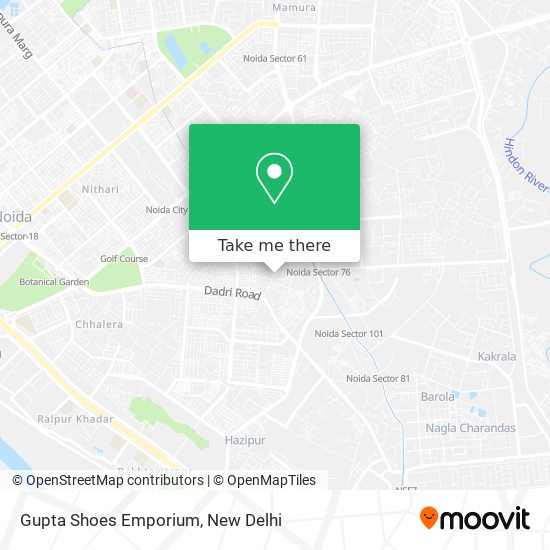 Gupta Shoes Emporium map