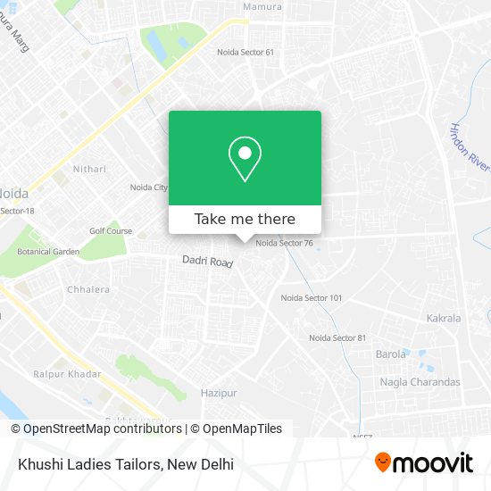 Khushi Ladies Tailors map