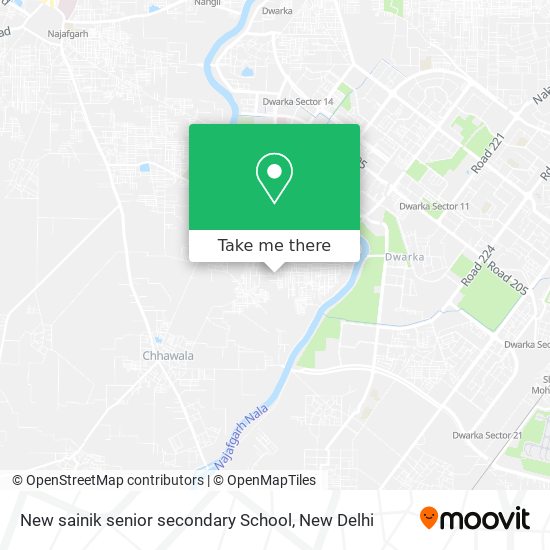 New sainik senior secondary School map