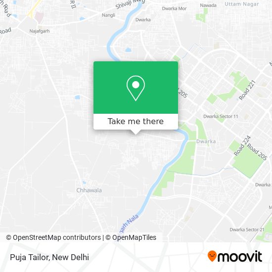 Puja Tailor map