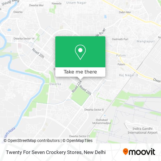 Twenty For Seven Crockery Stores map