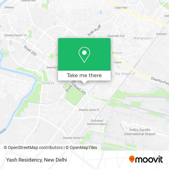 Yash Residency map