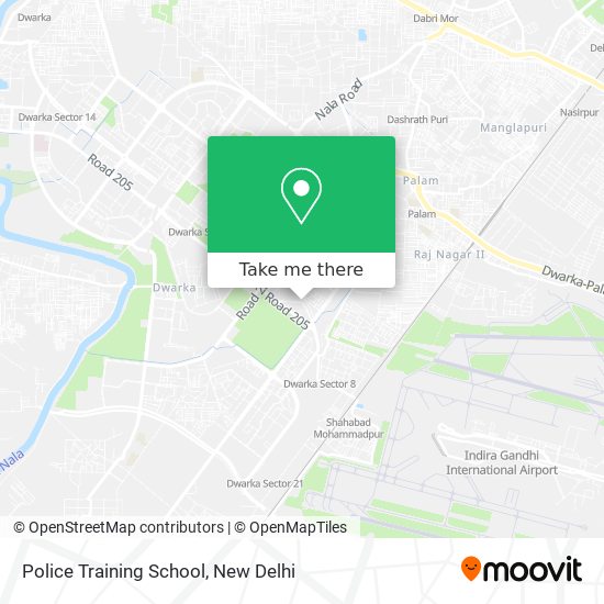 Police Training School map