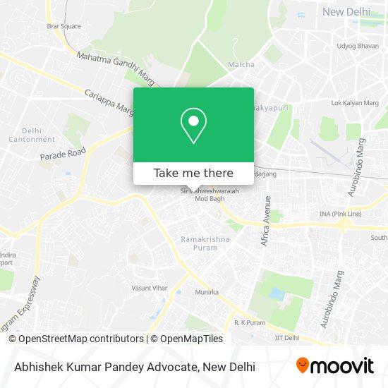 Abhishek Kumar Pandey Advocate map